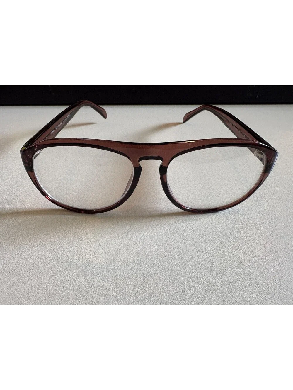 Vera Cruz VC-M08 Translucent Black Eyeglass Frames Only Palm Springs Aviator 55